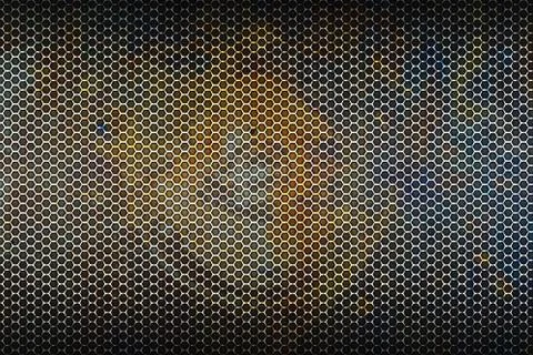 Metallic mesh background texture Stock Illustration