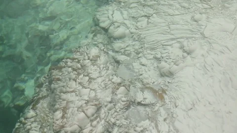 Metallic Mud in Hot Spring Stock Footage 79513820