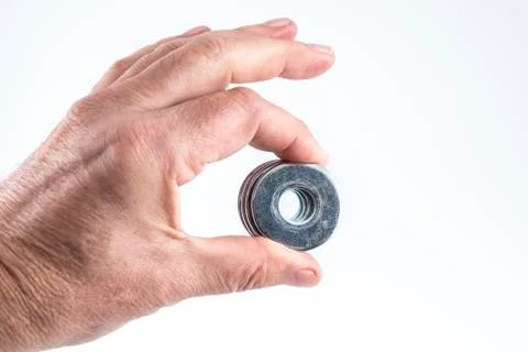   a metallic o ring Stock Photos