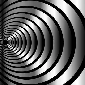 Metallic optical illusion  Stock Illustration