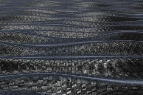 Metallic pattern abstract wave background Illustrazione stock