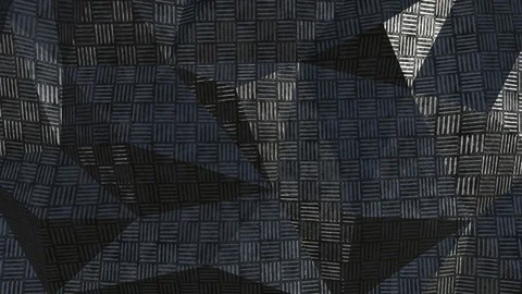 Metallic pattern geometric background loop Stock Footage 70475038