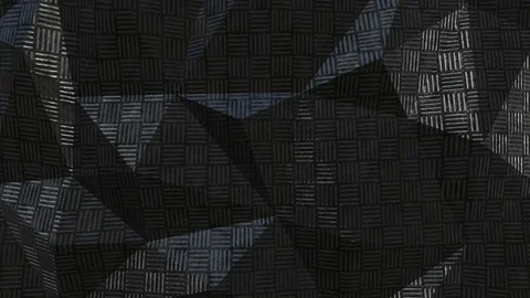 Metallic pattern geometric background loop Stock Footage 70475362