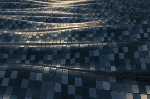 Metallic pattern mosaic abstract soft background イラスト素材