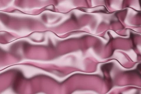 Metallic pink cloth texture as abstract background. Pink metallic wave liqu.. Stock Illustration