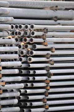 Metallic pipes Stock Photos