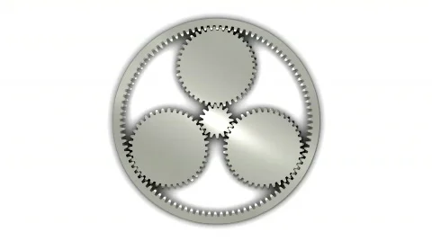 Metallic Planetary Gears (Loop + Alpha) Video stock 599062