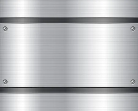 Metallic plate background 2 Stock Illustration