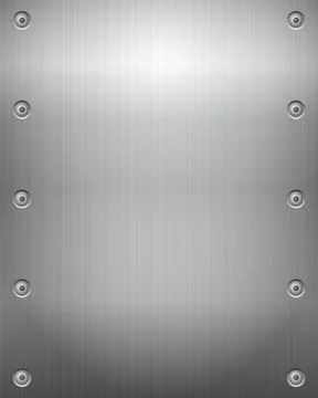 Metallic plate background Stock Illustration