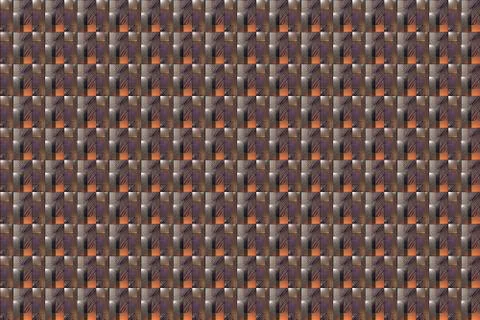 Metallic Rectangular Pattern Seamless Tile 스톡 일러스트