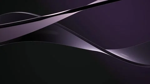 Metallic ribbons glide in a seamless loop Stock Footage 341665953