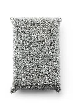 Metallic scrub sponge Stock Photos