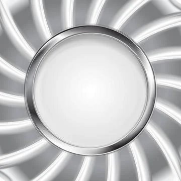 Metallic silver logo background Metallic silver logo background. Vector de... Stock Photos
