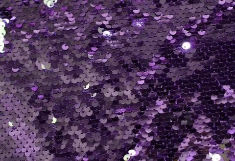 Metallic sparkling sequins scales background, round sequins in fashion dress, Stock Photos