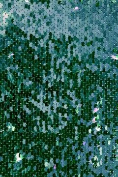 Metallic sparkling sequins scales background, round sequins in fashion dress, Stock Photos