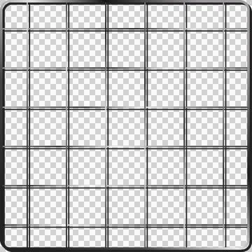 Metallic square grid is showing reflective lattice pattern in 3D render, Stock Illustration