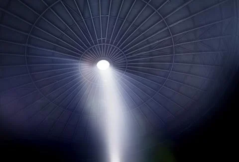 Metallic structure background with a beam of light 写真素材