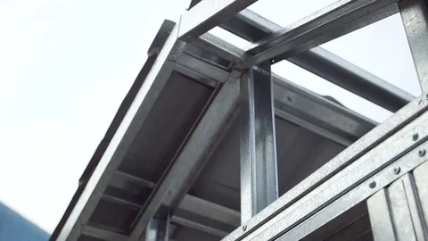 Metallic structure Stock Footage 77099641