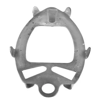 Metallic support under iron Stock Photos