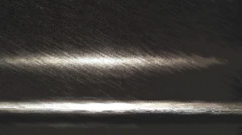 Metallic surface and reflection in it. Stock Illustration