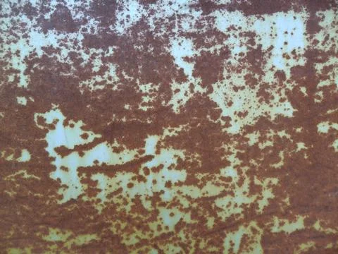 Metallic surface with rust grunge texture Stock Photos