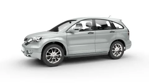 Metallic SUV 4X4 Stock Illustration
