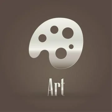 Metallic symbol Stock Illustration