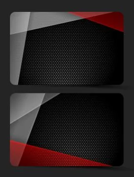 Metallic textured vector template Stock Illustration