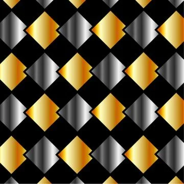 Metallic tiles background Stock Illustration