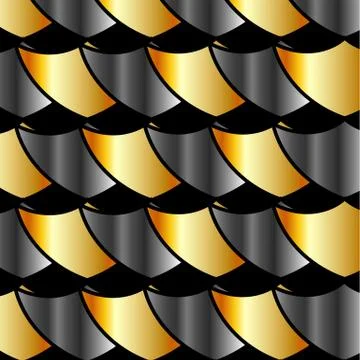 Metallic tiles background イラスト素材