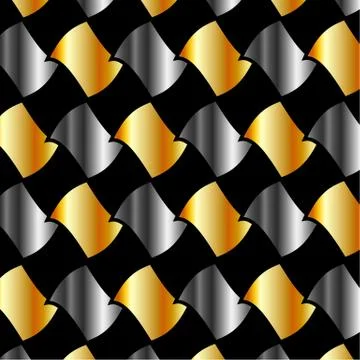 Metallic tiles background Stock Illustration