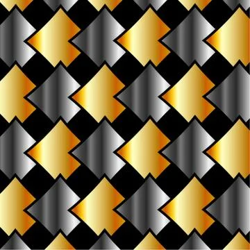 Metallic tiles background Stock Illustration