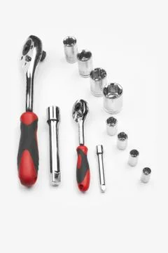 Metallic tools Foto stock