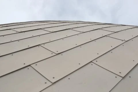 Metallic wall texture Stock Photos