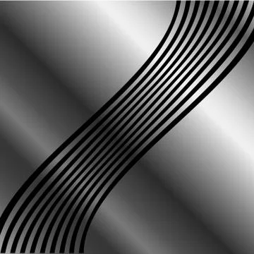 Metallic wave background 스톡 일러스트