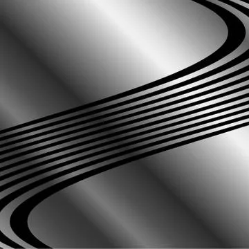 Metallic wave background イラスト素材