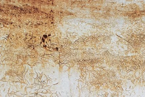 Metallic white background with rust Stock Photos