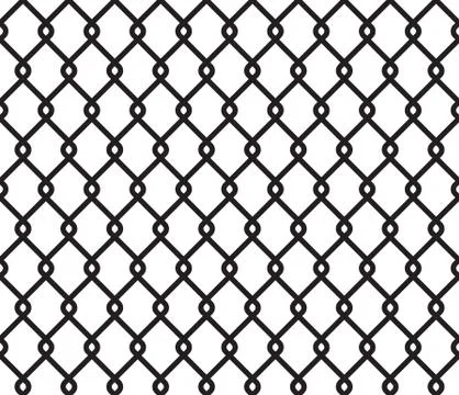 Metallic wired fence seamless pattern Stock-Illustration