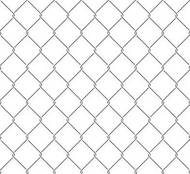 Metallic wired fence seamless pattern Stock Illustration