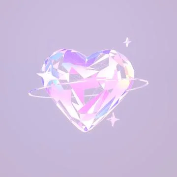 Metallic wireframe heart Stock Illustration