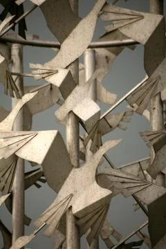 Metallschwarm Stock Photos