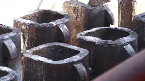 Metallurgical form Stock Footage 54894944