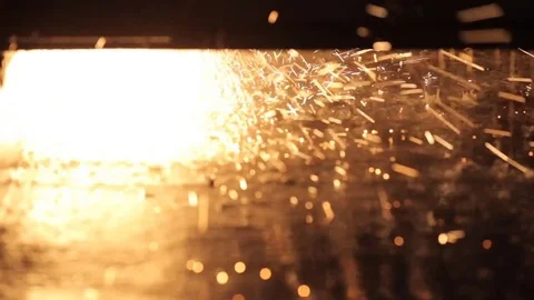 Metallurgical industry. Cutting and processing the pipe. Preparation for operati Stock Footage 76933849