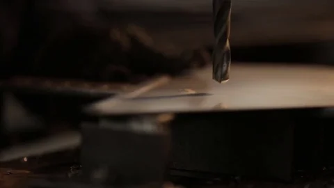 Metallurgical industry. Drill Stock Footage 80204865