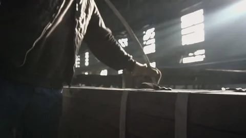 Metallurgical Industry.The working process of pipes' manufacturing technology. Video stock 84026984