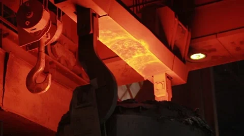 Metallurgical plant Stock Footage 68419782