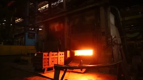 Metallurgical plant Stock Footage 84325032