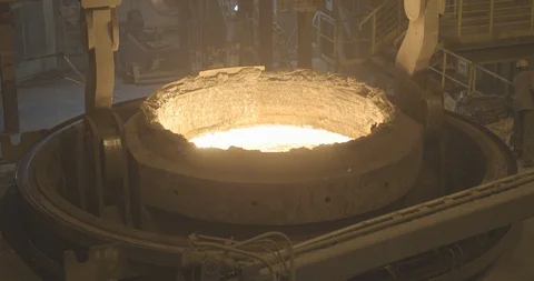Metallurgical plant Stock Footage 102078479