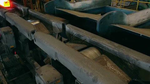 Metallurgical Plant. The Production Process in the Rolling Mill. Wire Stock Footage 89873650