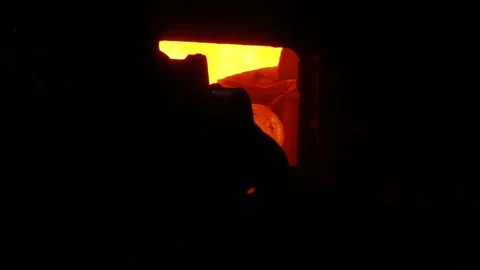 Metallurgical works Stock Footage 86629995
